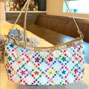 LeSportsac Pochette Bag Tic-Tac-Toe Print (Spring 2004)